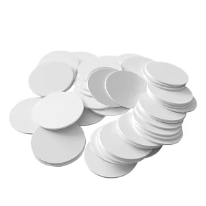 NFC Tag Stickers NTAG215 25 mm – 10 stuks – Herschrijfbaar – 504 bytes – iPhone en Android